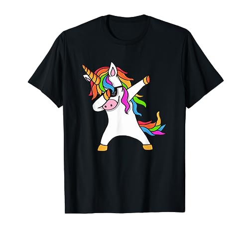Dabbing Unicorn T-Shirt - Unicorn Dab T-Shirt - Unicorn Gift T-Shirt