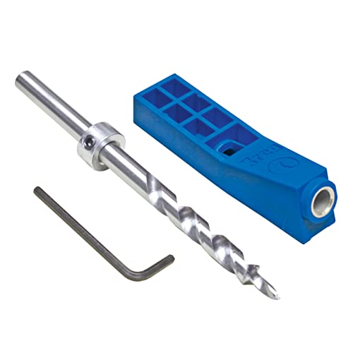 Kreg MKJKIT Mini Jig Kit - Simple, Compact Kreg Pocket-Hole Jig - Create Strong Joints Without Glue - For Tight Spaces & Small Projects - Unlimited Material Thickness