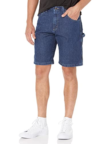 Wrangler Authentics mens Loose Fit Carpenter cargo shorts, Retro Stone, 33 US