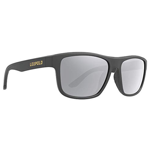 Leupold Katmai Performance Eyewear with Matte Black Frames and Shadow Gray Flash Polarized Lenses