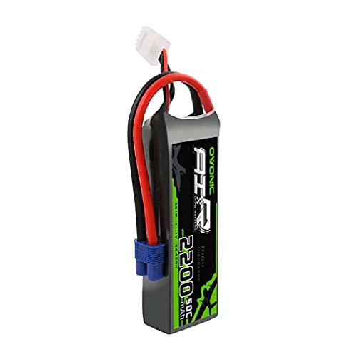 OVONIC 3s Lipo Battery 50C 2200mAh 11.1V Lipo Battery with EC3 Connector for RC Airplane Helicopter Quadcopter FPV Racing Drone