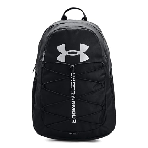 Under Armour Unisex-Adult Hustle Sport Backpack , Black (001)/Silver , One Size Fits All