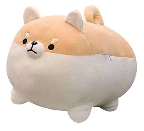 Auspicious Shiba Inu Stuffed Animal Plush - 15.7'' Cute Dog Pillow and Toy, Soft Anime Kawaii Gifts for Boys and Girls