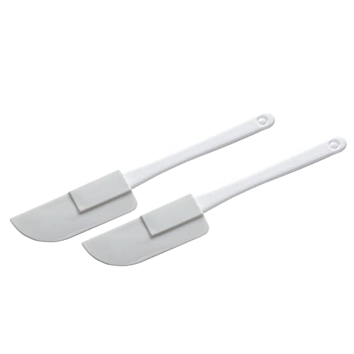 Chef Craft Select Plastic Mini Spatula Set, 6 inches in length 2 piece set, White