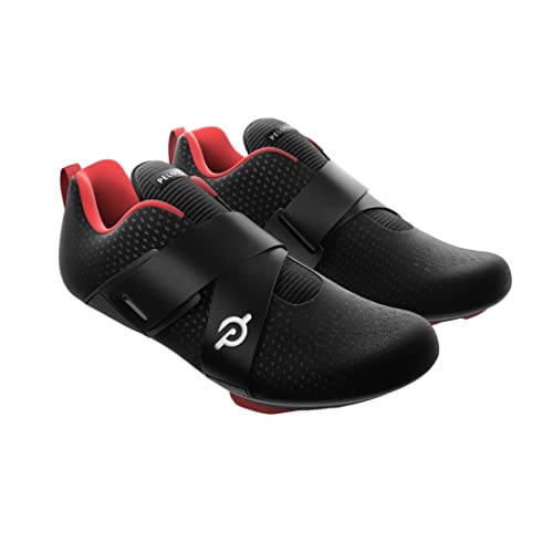 Peloton Altos Cycling Shoes for Bike and Bike+ with Single Hook and Loop Strap and Delta-Compatible Bike Cleats