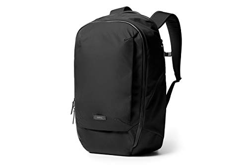 Bellroy Transit Backpack Plus (Carry-on Travel Backpack, Generous 38 Liter Capacity, Water-resistant Woven Fabric, Quick Access 15' Laptop Compartment) - Black