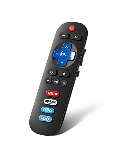 Remote Control Fit for TCL Roku TV Remote 32S3750 40FS3750 55UP120 40FS4610R 65US5800 32S3800 28S3750 32S3700 55UP130 50UP130 43UP130 32S3850A 32S3850B 32S3850P 32s301 55US5800 55c803 55p607