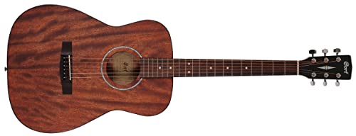 Cort Standard Series AF510 Acoustic Guitar, Concert Body, All Mahogany