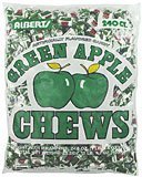 Albert's Fruit Chews - Green Apple Flavor,1.5 pound (240 Candies)