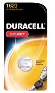 Duracell Procell DL1620BPK Security Lithium 3V 1-Pk Blister