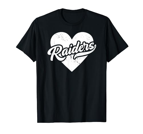 Vintage Raiders School Spirit Go Raiders Love T-Shirt