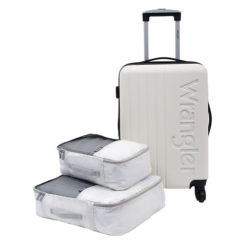 Wrangler Luggage Set, Beige, 20' Carry-On