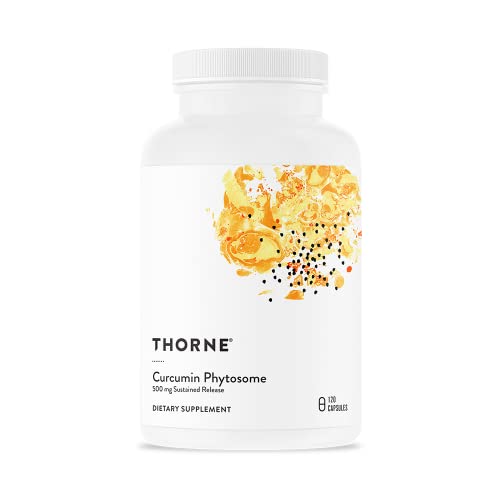 THORNE Curcumin Phytosome 500 mg (Meriva) - Sustained Release, Clinically Studied, High Absorption - Supports Healthy Response in Joints and Muscle - 120 Capsules - 60 Servings