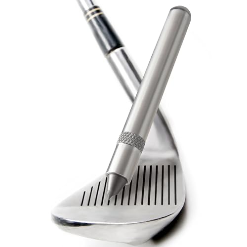 nU Groove Sharpener - Golf Club Groove Sharpener, Re-Grooving Tool and Golf Groove Cleaner - Generate Optimal Backspin & Restore Your Old Irons - PGA Recommended Golf Groove Sharpening Tool
