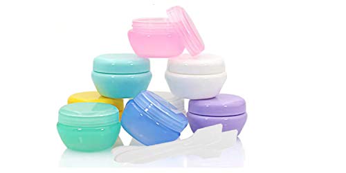 HINNASWA Travel Containers For Toiletry, Lotion Travel Accessories Bottles for Cosmetic, Makeup, Body & Hand Cream, Toiletries