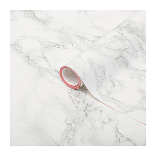 d-c-fix Peel and Stick Contact Paper Marmi Marble Grey Look Self-Adhesive Film Waterproof & Removable Wallpaper Decorative Vinyl for Kitchen, Countertops, Cabinets 26.5' x 78.7'