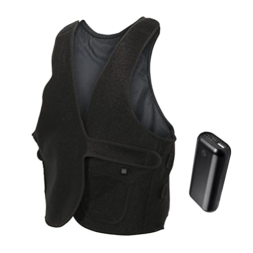 HotVest Electric Heated Power Vest - Adjustable Size Men or Women, Fits Under Any Shirt or Jacket, includes 10,000mah Battery