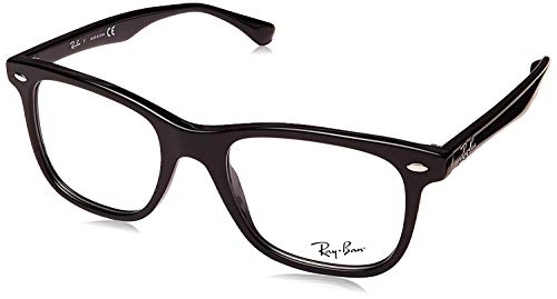 Ray-Ban RX5248-2000 Eyeglasses, Black, 51 mm