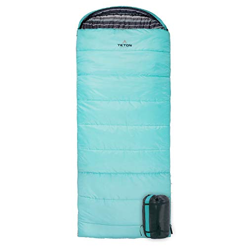 TETON Sports Celsius Regular, 0 Degree Sleeping Bag, All Weather Bag for Adults and Kids Camping Made Easy and Warm Compression Sack Included