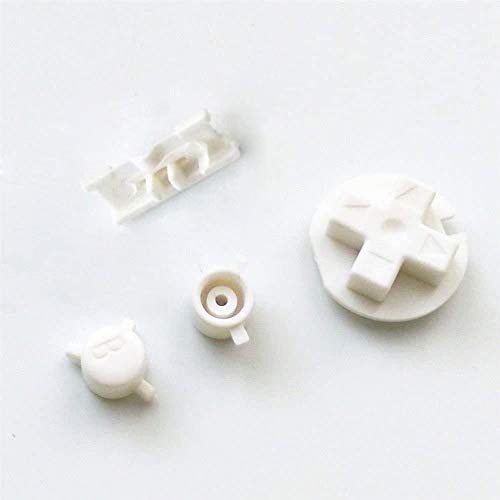 A B Buttons Keypads D Pads Buttons for Nintendo Gameboy Color GBC (White)