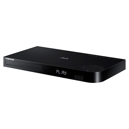 Samsung 3D Blu-ray DVD Disc Player With 4K UHD Upscaling & Built-in Wi-Fi Plus CubeCable 6Ft High Speed HDMI Cable (Renewed)