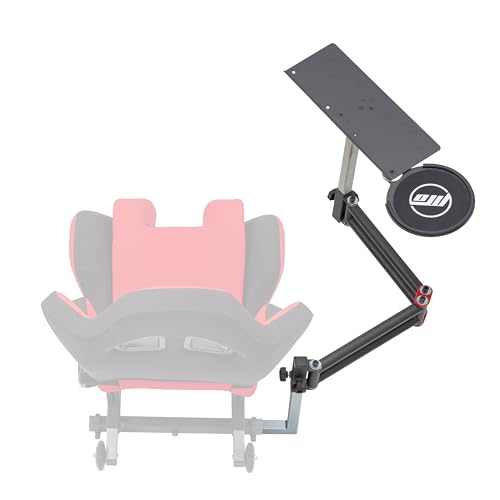 SimFab Articulating Arm with Keyboard or Laptop Tray kit or OpenWheeler Racing and Flight Simulator Cockpits. (Articulating Arm with Full Size Keyboard Tray and Mouse Tray)