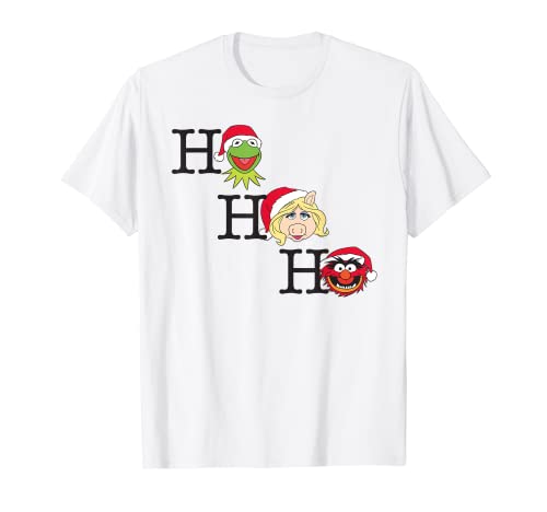 Disney Muppets Kermit Miss Piggy and Animal Holiday T-Shirt