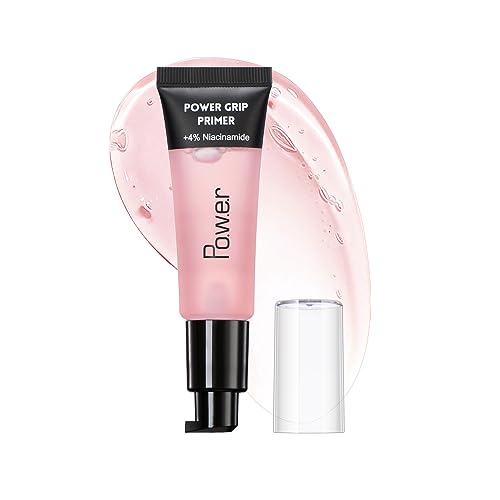 Power Grip Primer + 4% Niacinamide, Hydrating Face Primer, Moisturizes Primes, Primer Face Makeup, Makeup Primer, Face Primer, Hydrating Primer, Perfect Gel-Based, Hydrating Face Primer (Pink)