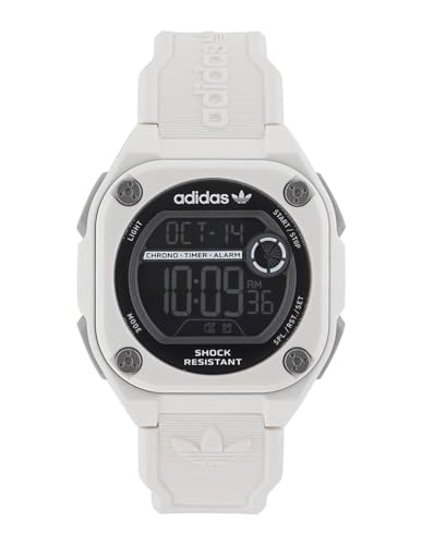 Adidas Off-White Resin Strap Watch (Model: AOST230622I)