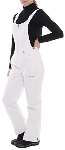 Arctix Women's Essential Insulated Bib Overalls, White, Medium Short