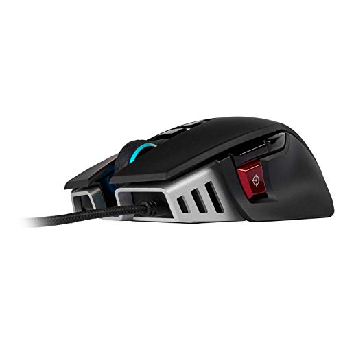 CORSAIR M65 ELITE RGB - FPS Gaming Mouse - 18,000 DPI Optical Sensor - Adjustable DPI Sniper Button - Tunable Weights - Black (Renewed)