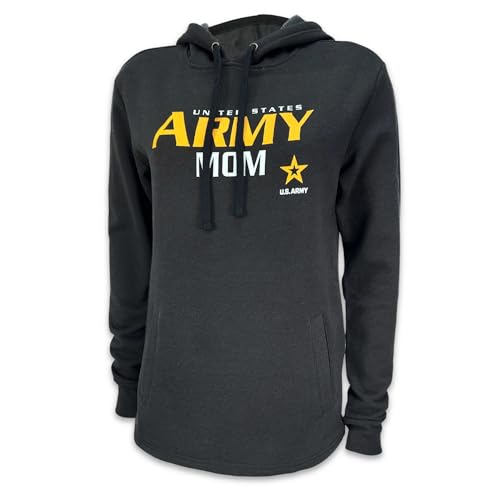 Armed Forces Gear Ladies United States Army Mom Hood (Black), x-large, Black