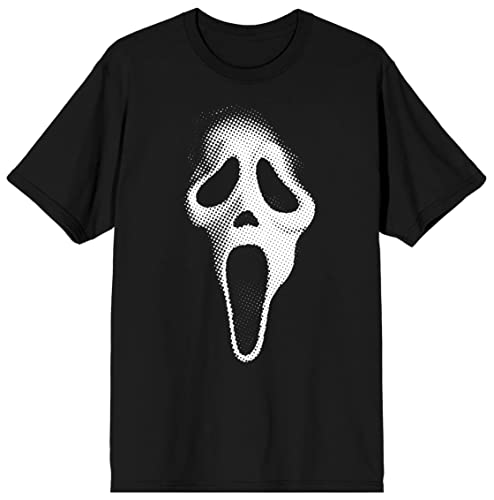 Ghostface Dithers Mask Men's Black T-Shirt-XXL