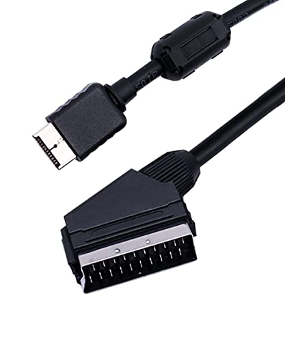 HTDYOO RGB SCART Cable Compatible for PS1/PS2/PS3(3.28 Feet)