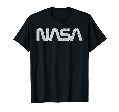 Vintage NASA logo tee Simple Worm Logo Distressed Retro NASA T-Shirt