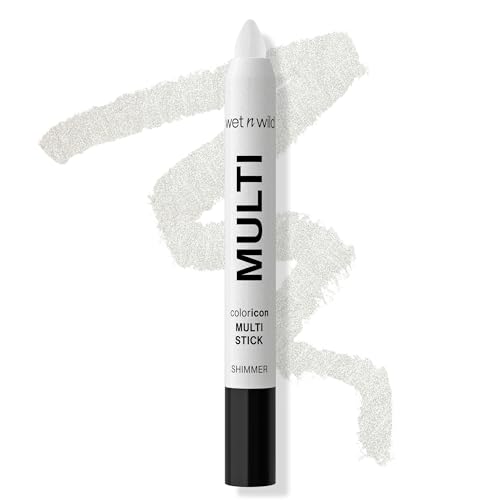 wet n wild Color Icon Cream Eyeliner Eyeshadow Multi-Stick, Moisturizing, Nourishing Velvety Cream-to-Powder Buildable & Blendable Formula, Cruelty-Free & Vegan - White