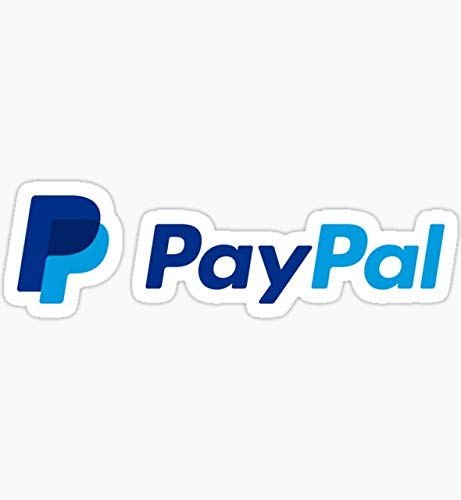 PayPal Logo Brand - Sticker Graphic - Auto, Wall, Laptop, Cell, Truck Sticker for Windows, Cars, Trucks