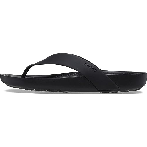 Crocs Women's Splash Flip Flops, Black, Numeric_7