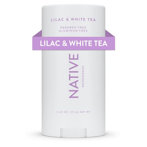 Native Deodorant Contains Naturally Derived Ingredients | Seasonal Scents Deodorant for Women and Men, Aluminum Free with Baking Soda, Coconut Oil and Shea Butter | Lilac & White Tea