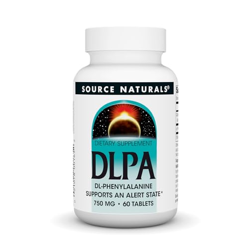 Source Naturals DLPA DL-Phenylalanine 750 mg - 60 Tablets