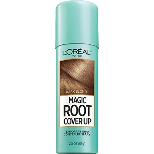 L'Oreal Paris Magic Root Cover Up Gray Concealer Spray Dark Blonde 2 oz.(Packaging May Vary)