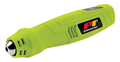 Performance Tool W2082 Compact Rechargeable Cordless Heat Gun, 600 Degree Max Output, Vinyl Wrap, Shrink Tubing, Wire Connectors, Crafts, Phone Repair