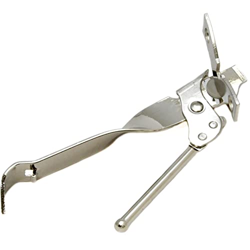 Chef Craft Select Can Opener with Tapper, 6.5 inches in length, Nickle Plated