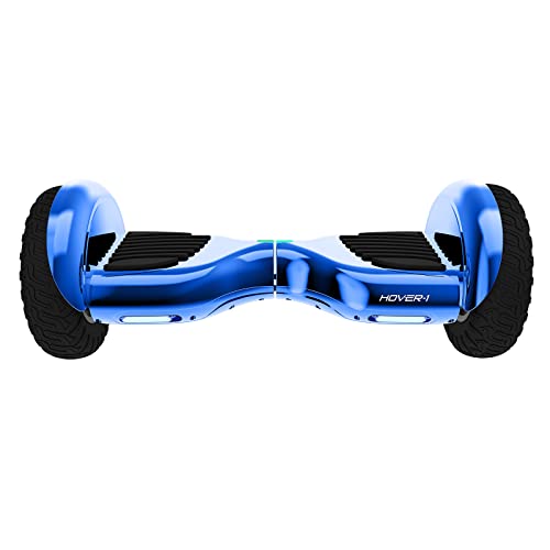 Hover-1 Titan Electric Hoverboard | 7MPH Top Speed, 8 Mile Range, 3.5HR Full-Charge, Built-In Bluetooth Speaker, Rider Modes: Beginner to Expert, Blue