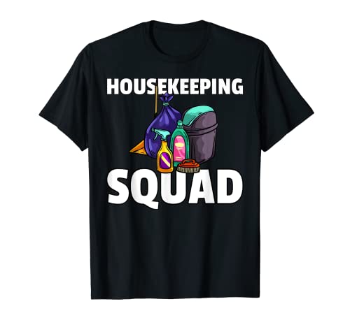 Housekeeping Cleaning Housekeeper Housewife T-Shirt