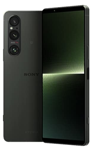 Sony Xperia 1 V 5G XQ-DQ72 Dual 512GB 12GB RAM Unlocked (GSM Only | No CDMA - not Compatible with Verizon/Sprint) GSM Global Model, Mobile Cell Phone – Green