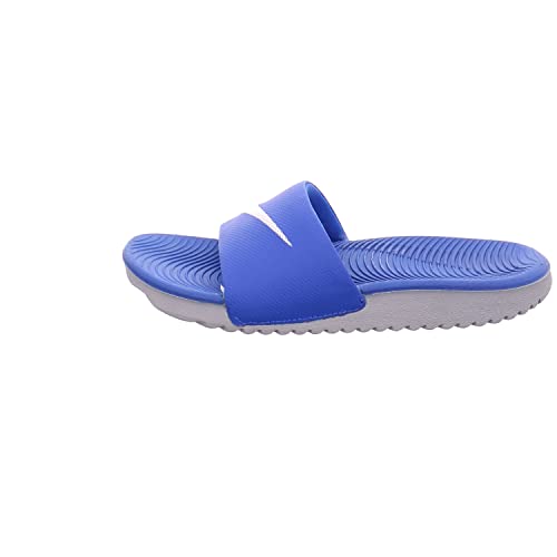 Nike Unisex-Child Kawa Slide (GS/PS) Sandal, Hyper Cobalt/White, 1 M US Little Kid