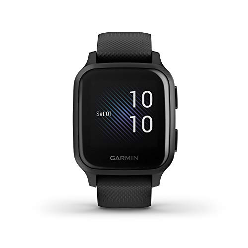 Garmin 010-02426-00 Venu Sq Music, GPS Smartwatch with Bright Touchscreen Display, Features Music and Up to 6 Days of Battery Life, Black