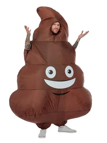 Inflatable Poop Costume, Brown