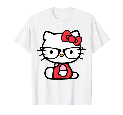 Hello Kitty Nerd Glasses Tee Shirt T-Shirt